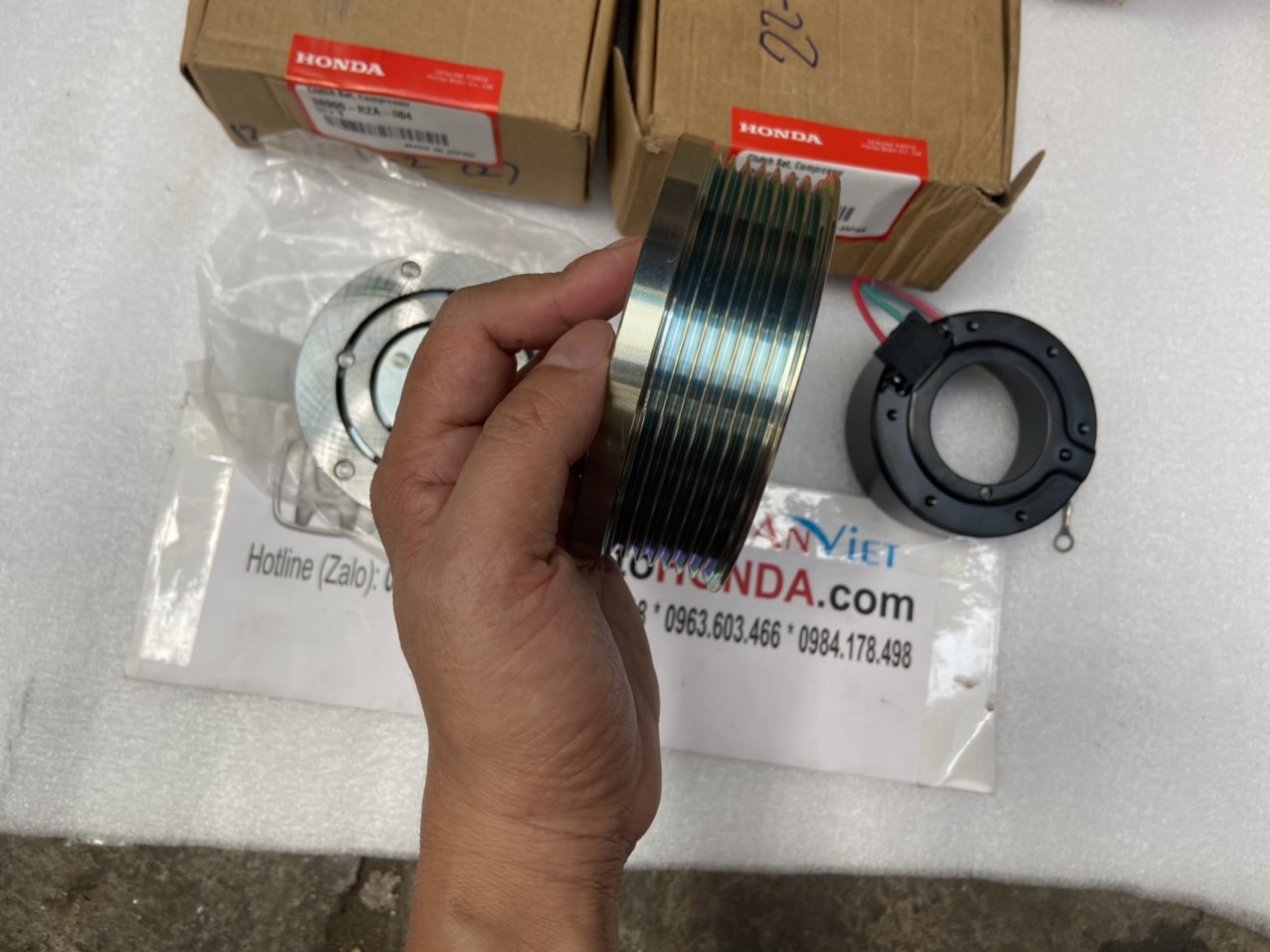 Bộ ly hợp đầu lốc máy lạnh xe Honda CRV